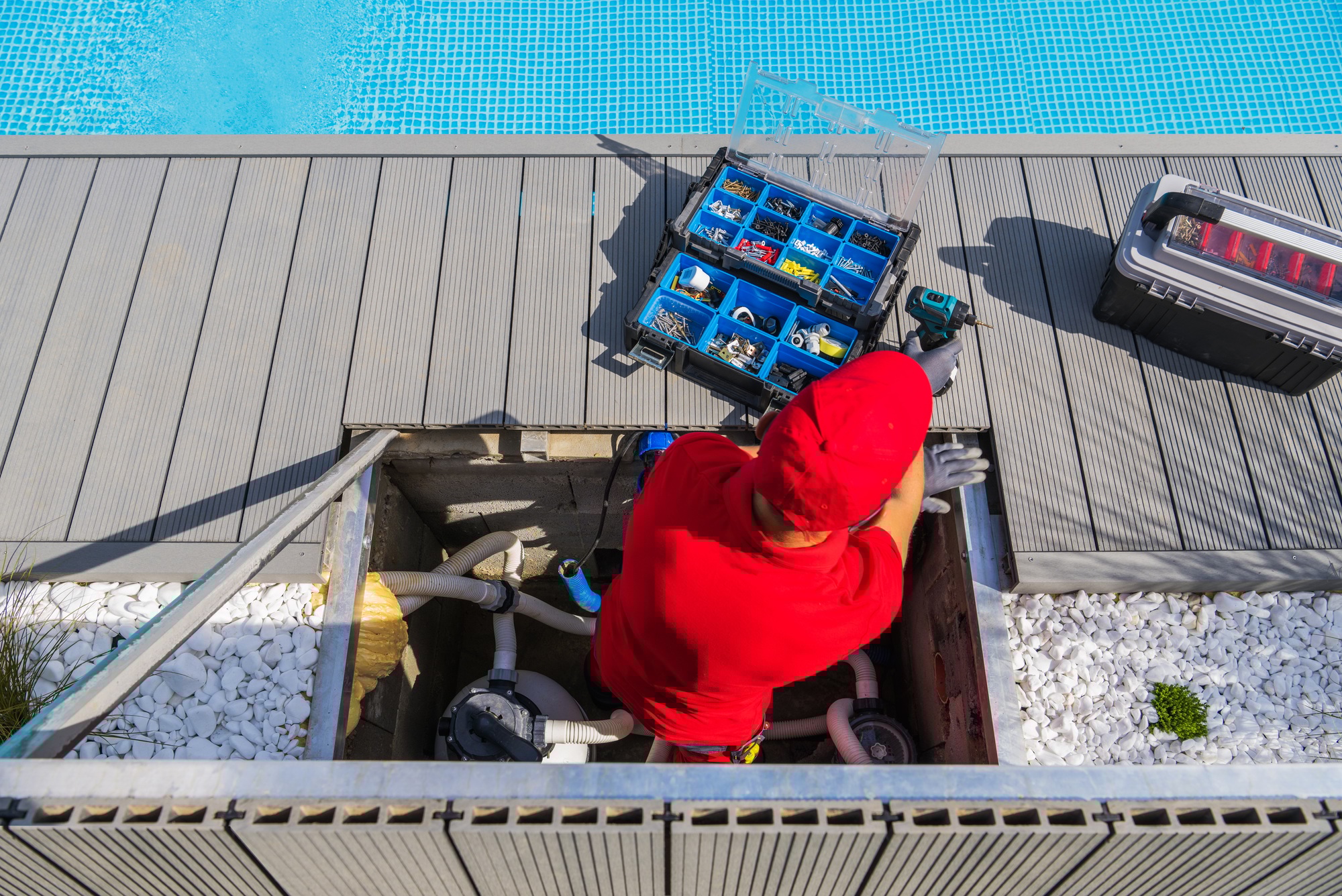 Swimming Pool Maintenance Worker